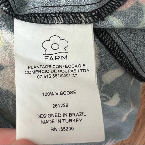 Farm Rio Brazil Summer Flower Wrap Maxi Dress - Picture 11 of 11